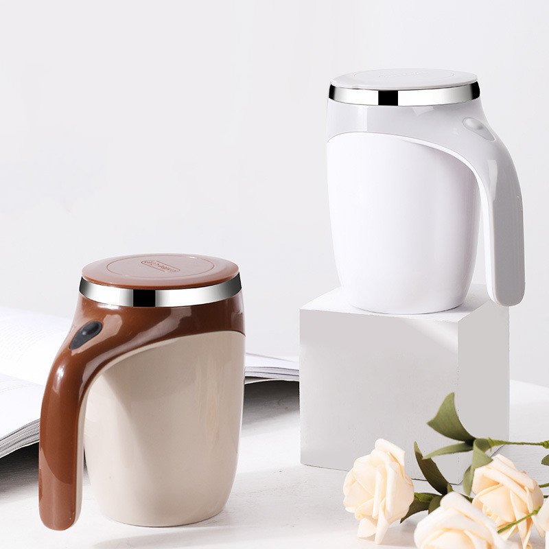 Rechargeable Model Automatic Stirring Cup Coffee Cup High Value Electric Stirring Cup Lazy Milkshake Rotating Magnetic Water Cup - Image 9